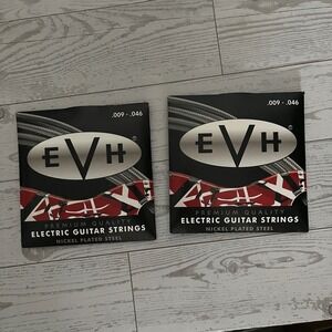 EVH Premium Electric Guitar Strings 2 Pack Nickel Plated Steel .009-.046 5150